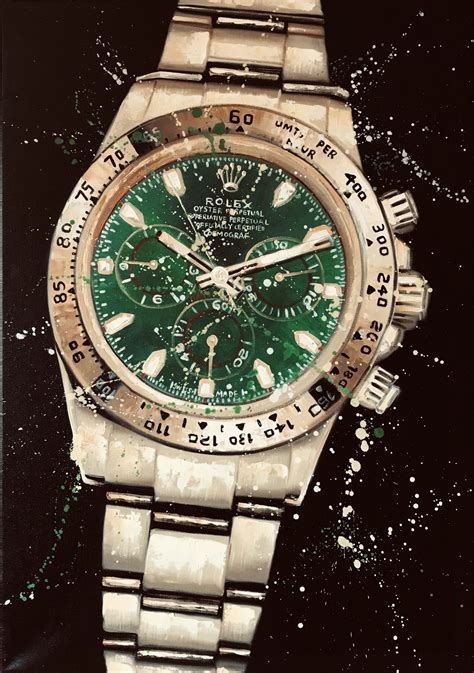 rolex daytona painting|Rolex daytona color chart.